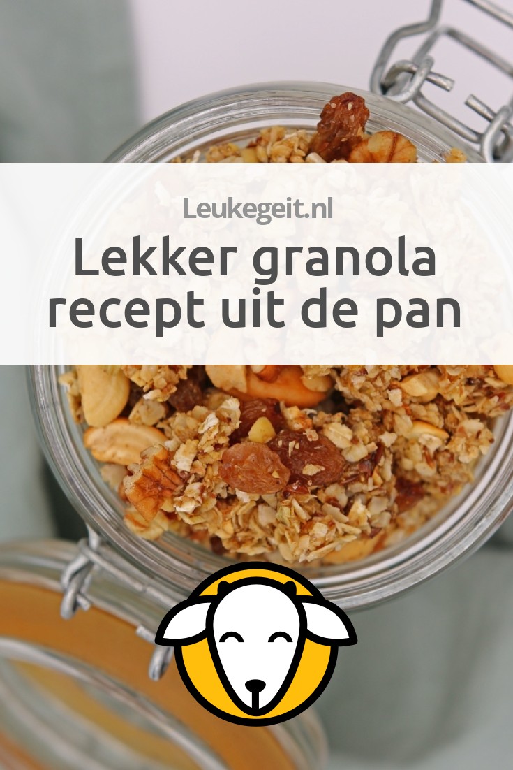 Lekker granola recept uit de pan Leukegeit
