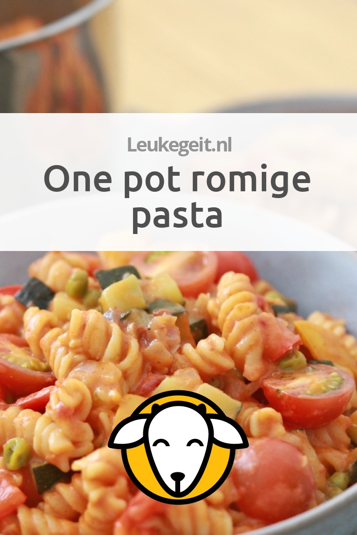 One pot romige pasta Leukegeit