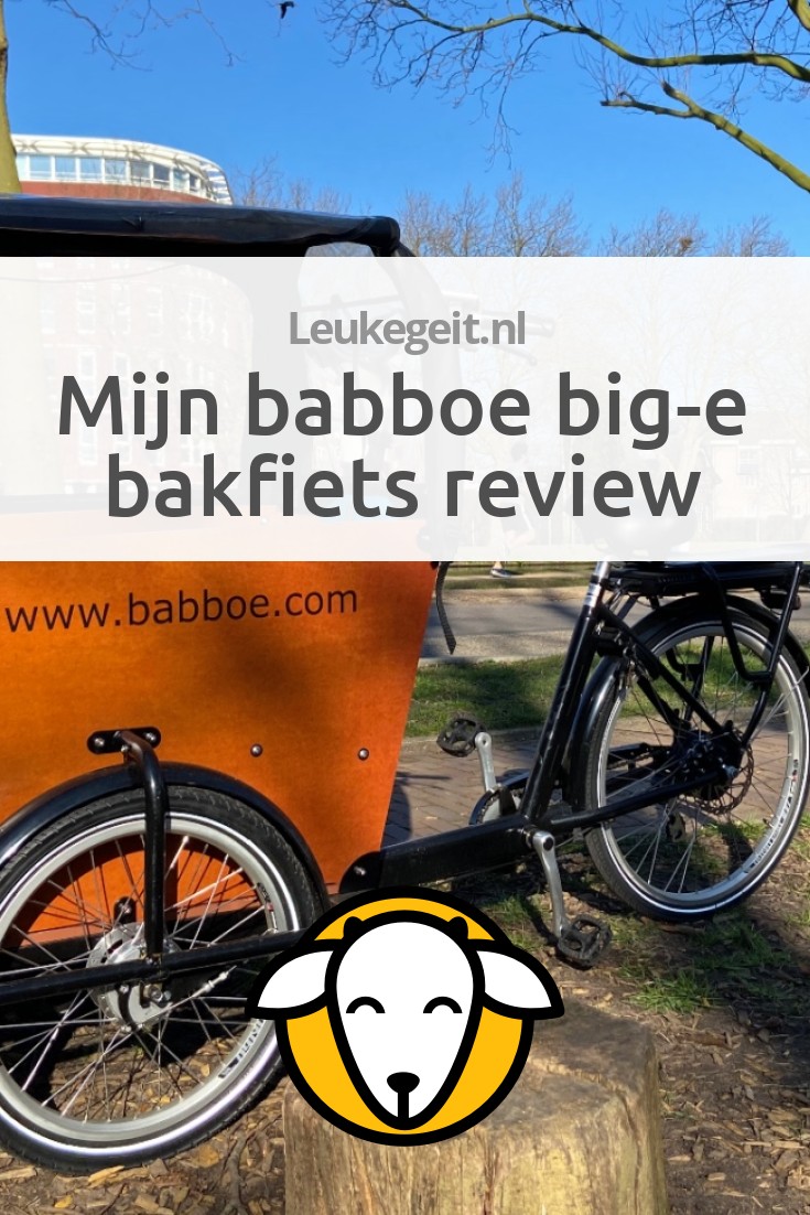 Mijn Babboe Big-E bakfiets review - Leukegeit