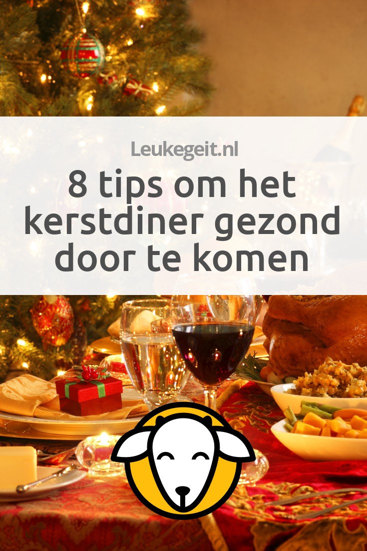 8 tips om een gezond kerstdiner te houden