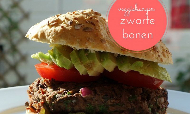 Zwarte bonen veggieburger