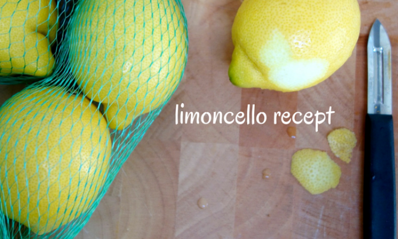 Zelf limoncello maken – recept voor heerlijke wodka-limoncello