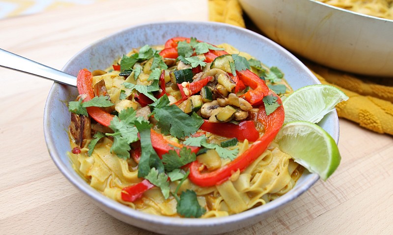 Thaise currysoep met noedels