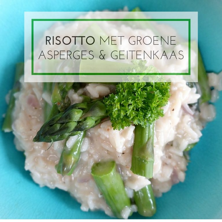 Risotto Met Groene Asperges En Geitenkaas - Leukegeit