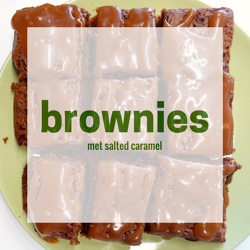 Salted caramel brownies - voor een zoete craving