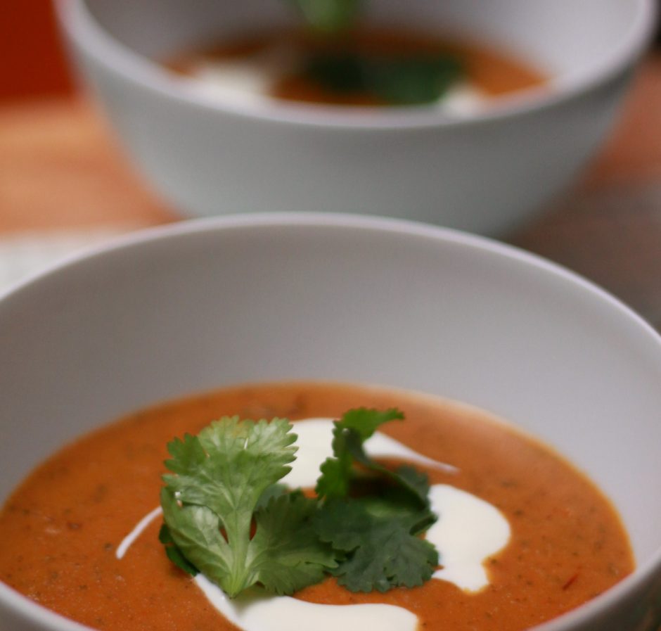 Geroosterde tomatensoep Geroosterde tomatensoep