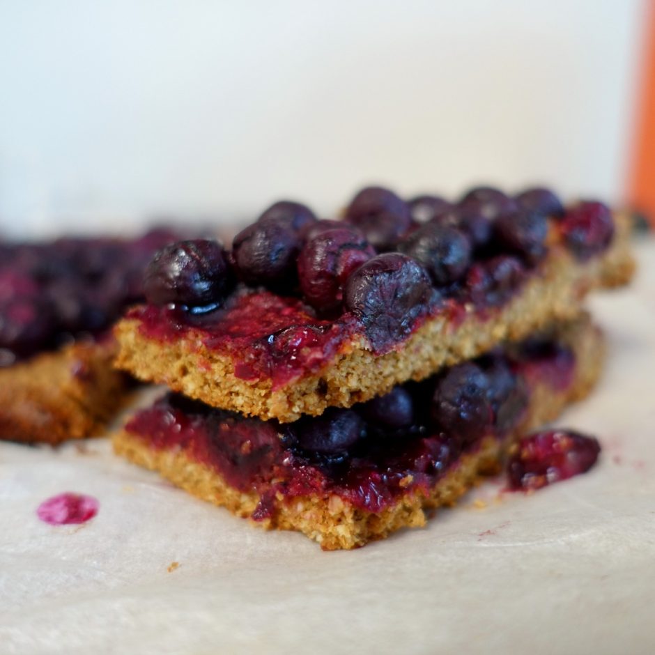 Krokante koekjes met blauwe bessen - nog bijna gezond ook
