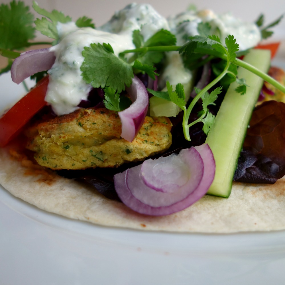 Falafel wraps met tzatziki Pret a Manger lookalike Leukegeit