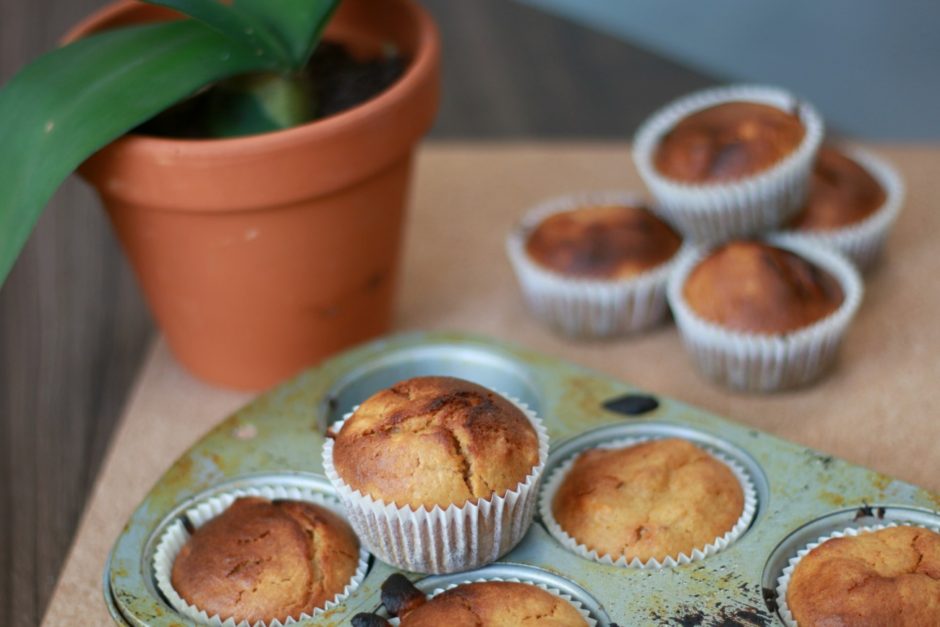 Zoete aardappelmuffins Zoete aardappelmuffins