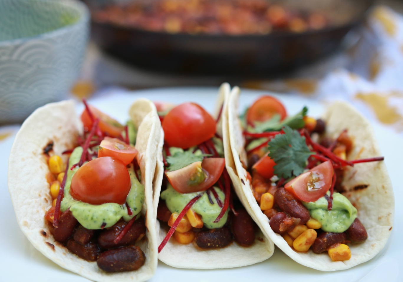 Zomertaco's met frisse guacamole