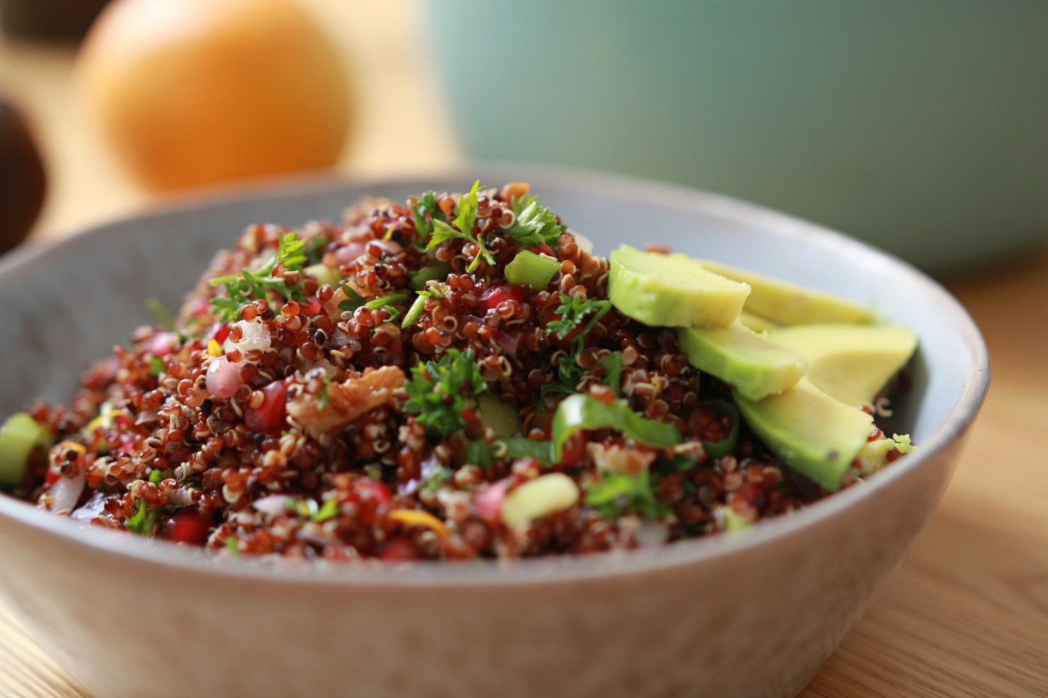Vegan quinoa salade