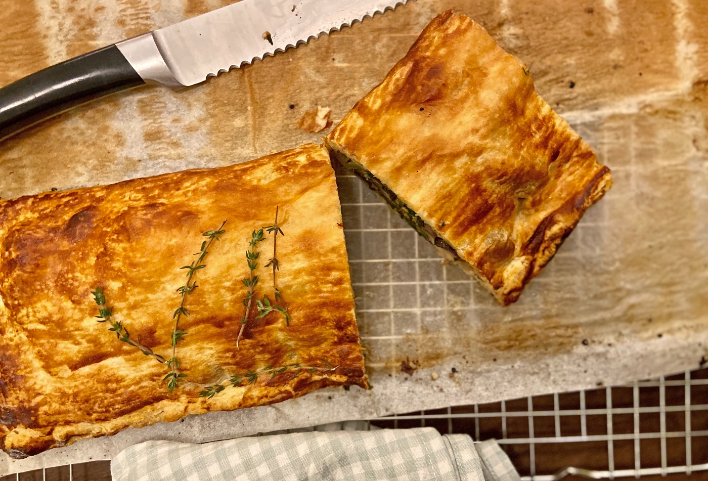 Vegan 'beef' Wellington recept