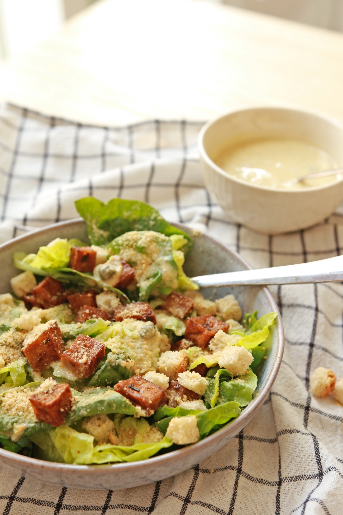 vegan Caesar salade